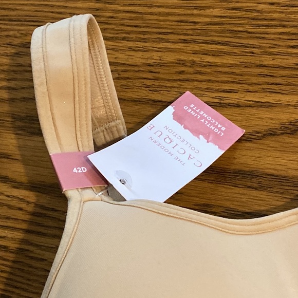 Nude wired lightly lined Balconette Bra - Picture 3 of 6